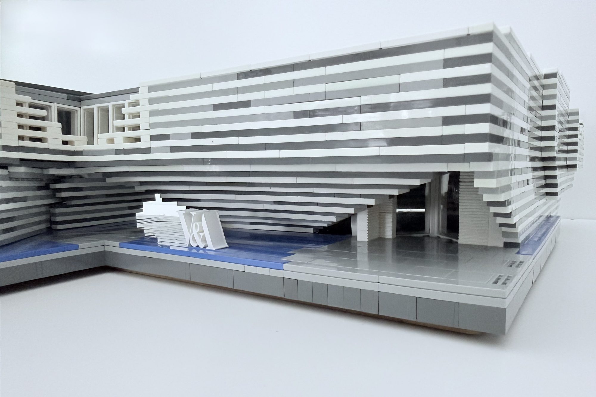 The V&A Dundee rebuilt in LEGO bricks
